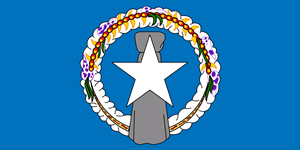 The flag of the Commonwealth of the Northern Marianas Islands. It flies high today.  (Creative Commons)