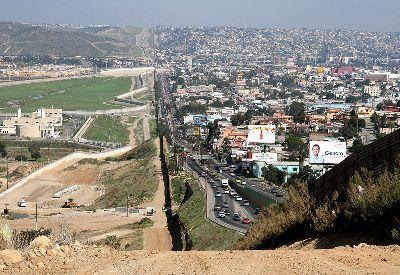 The border at Tijuana. Prohibition hurts on both sides. (Image via Wikimedia)