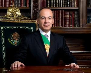 Pres. Calderon, whose crackdown helped spark the multi-year wave of violence