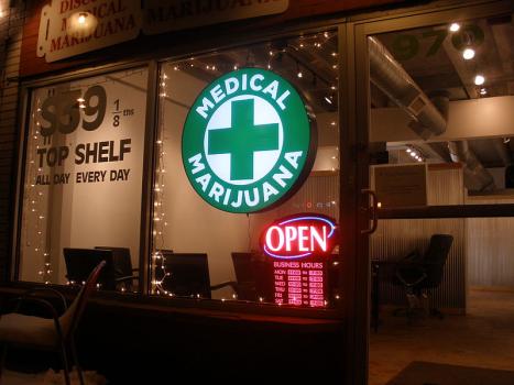 Los Angeles dispensaries (and adult pot shops) would be permitted under Measure M, before the voters next month. (Wikimedia)