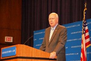 Sen. Leahy addresses law students at Georgetown University (leahy.senate.gov)