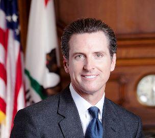 California Lt. Gov. Gavin Newsom endorses the AUMA. (wikipedia.org)