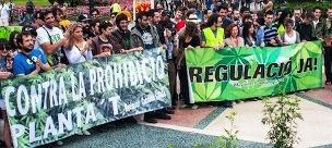 Demonstration in support of Barcelona's cannabis clubs (fac.cc)