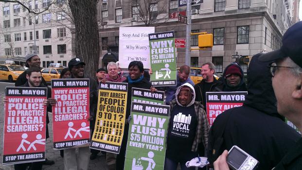 March 2012 protest of NYC stop and frisk violations