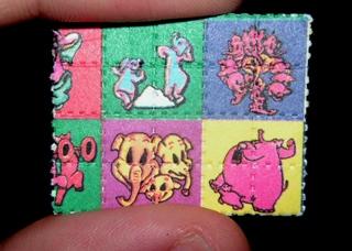 LSD in blotter acid form. There is a proposal in Berkeley to decriminalize it. (Creative Commons)