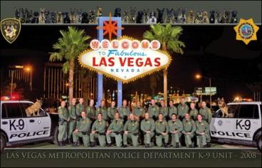The Las Vegas Metro Police K-9 unit is part of the state and federal Interdiction Team (Image: LVMPD)