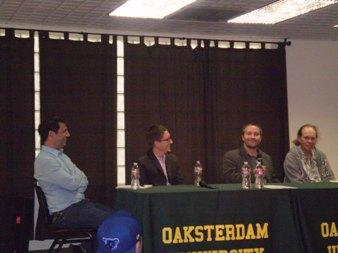 Campos, Kilmer, Campbell, and Rosenthal at Oaksterdam (photos by Drug War Chronicle)
