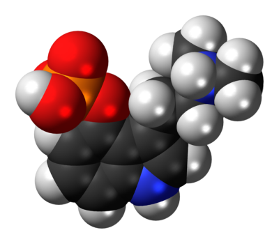 psilocybin molecule (Creative Commons)
