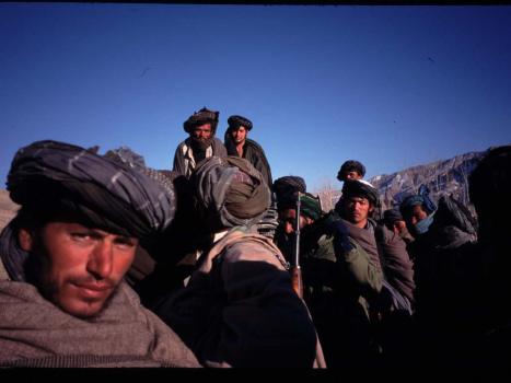 Taliban fighters, Afghanistan (image via Wikimedia)