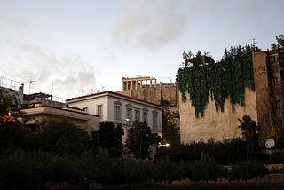 view of the Acropolis at sunset (wikimedia.org)