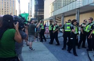 Cops and weed lovers squared off at Vancouver's Cannabis Day. (cannabisculture.com)