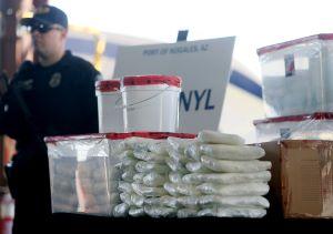 Part of a 254-pound shipment of fentanyl seized at the border. (CBP)