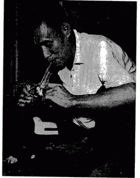 heroin smoking image from 1965 UNODC newsletter