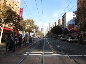 Market Street in San Francisco's Tenderloin district, home to many of the city's welfare recipients. (Creative Commons)