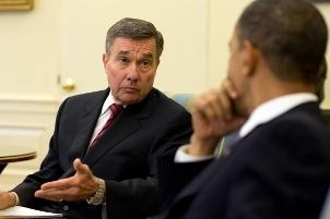 Outgoing ONDCP Director Gil Kerlikowske, with Pres. Obama