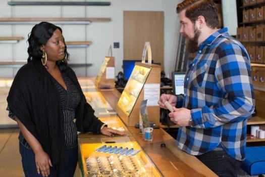 Legal pot sales for adults have begun in Rhode Island. (Sondra Yruel/DPA)