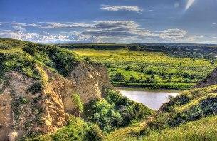 North Dakota's Theodore Roosevelt National Park, where the prairies meet the badlands. (Creative Commons)