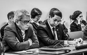 Philippine government officials respond, at our first UN forum on Duterte's extrajudicial drug war killings