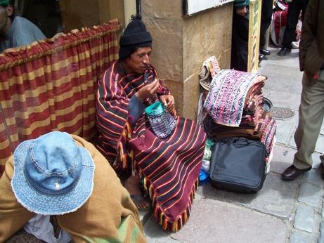 Bolivian coca leaf chewer (image courtesy of the author)
