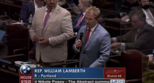 Tennessee Rep. William Lamberth (R), who blocked a resolution honoring a murdered black girl because... marijuana.