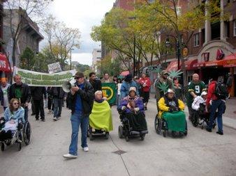 2009 demonstration by "Is My Medicine Legal Yet?" (IMMLY)